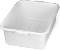 Tablecraft 7 Inch White Tote Box-12 Each-1/Case