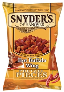 Snyder's Of Hanover Hot Buffalo Wing Pretzel Pieces-8 oz.-6/Case