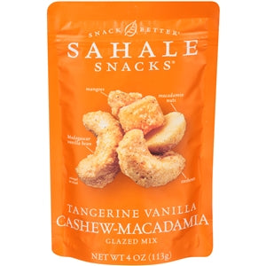 Sahale Sahale Tangerine Vanilla Cashew Macadamia-4 oz.-6/Case