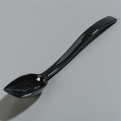 Carlisle 10 Inch Black Solid Serving Spoon-1 Each
