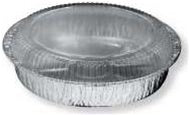 Handi-Foil 9 Inch Round Aluminum Pan With Dome Lid Combo-250 Each-1/Case