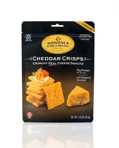 Sonoma Creamery Crisps Cheddar Crisps-2.25 oz.-6/Case