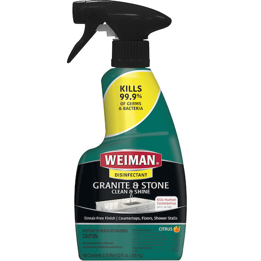 Weiman Granite Clean & Polish Trigger-12 fl oz.s-6/Case