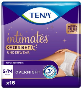 Serenity Tena Overnight Medium Underwear 4/16 Cnt.