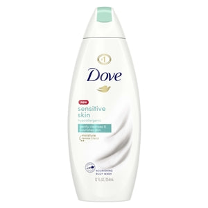 Dove Sensitive Skin Body Wash-11 fl oz.-6/Case