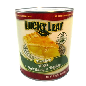 Lucky Leaf Premium Apple Fruit Filling Or Topping-112 oz.-3/Case
