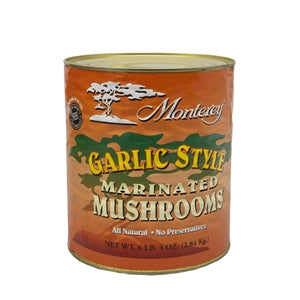 Monterey Garlic Marinated Whole Mushrooms-3 Each-1/Box-3/Case