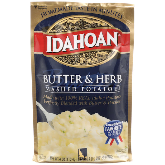 Idahoan Foods Buttery Homestyle Mashed Potatoes-4 oz.-12/Case