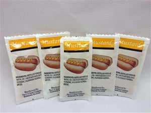 Sauer Mustard Single Serve 500 Count-5.5 Gram-500/Box-1/Case