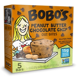 Bobo's Oat Bars Peanut Butter Chocolate Chip-6.5 oz.-6/Case