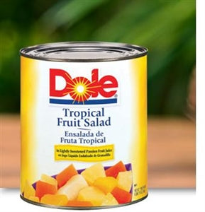 Dole Tropical Fruit Salad In Light Syrup-102.13 oz.-6/Case