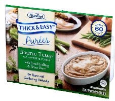 Thick & Easy Puree Roasted Turkey With Bread Stuffing & Green Beans-7 ...