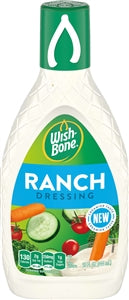 Wish-Bone Ranch Dressing Bottle-15 fl oz.-6/Case