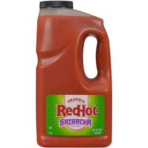 Frank's Redhot Sriracha Chili Hot Sauce Bottle-0.5 Gallon-4/Case