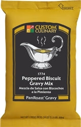 Panroast Peppered Biscuit Gravy Mix-20 oz.-6/Case