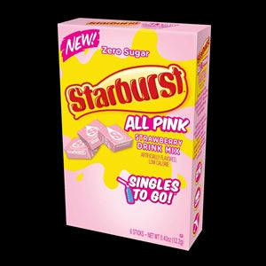 Starburst Strawberry Drink Mix Singles To Go-0.43 oz.-12/Case
