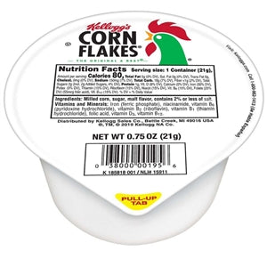 Kellogg Corn Flake Cereal-0.75 oz.-96/Case