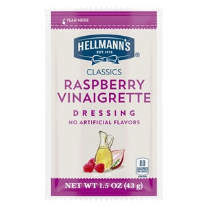 Hellmann's Raspberry Vinaigrette Dressing Single Serve-1.5 oz.-102/Case