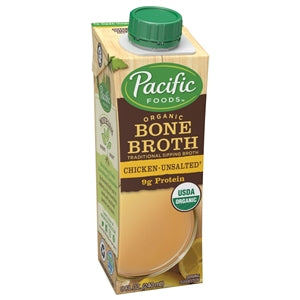 Pacific Foods Organic Chicken Bone Broth-8 fl oz.-12/Case