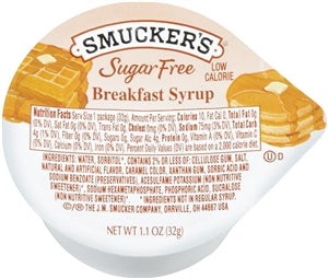 Smucker's Low Calorie Sugar Free Breakfast Syrup Cup Single Serve-1.1 oz.-100/Case