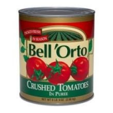 Bell 'Orto Tomato Grande Whole Puree-105 oz.-6/Case