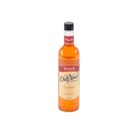 Davinci Gourmet Syrup Peach Flavored-750 Milliliter-4/Case