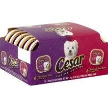 Cesar Cesar Canine Cuisine Dog Food Beef Multipack 24/Case | Round Eye ...