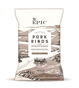 Epic Sea Salt Pepper Pork Rind-2.5 oz.-12/Case