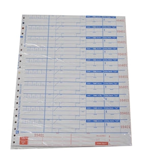National Checking 9.25 Inch X 11 Inch 4 Part Carbonless White 10 Orders Pizza Order Form-1000 Each-1/Case