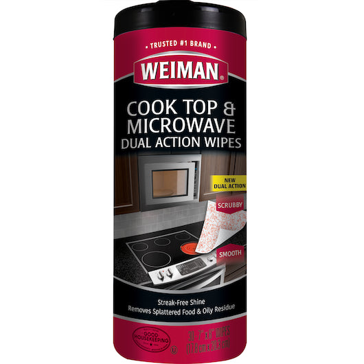 Weiman Cook Top & Microwave Wipes-30 Count-4/Case