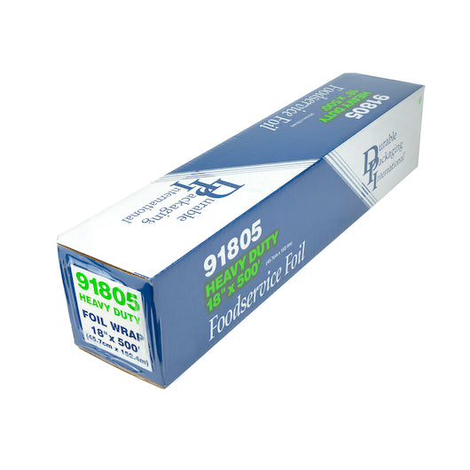 Durable Packaging 18 Inch X500' Heavy Duty Aluminum Foil-1 Roll-1/Case