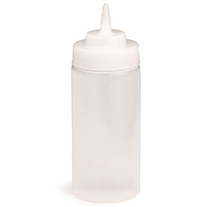 Tablecraft 16 oz. Natural Widemouth Widetip Squeeze Bottle-24 Each-1/Case