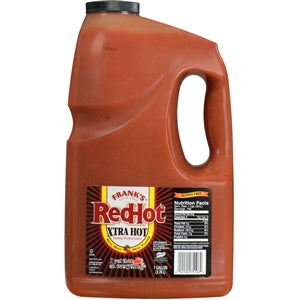Frank's Redhot Extra Cayenne Pepper Hot Sauce Bulk-1 Gallon-4/Case