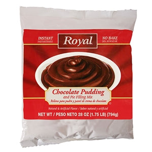 Royal Instant Chocolate Pudding And Pie Filling Mix 12/28 Oz.