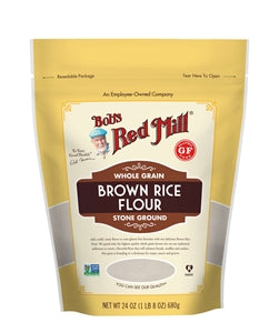 Bob's Red Mill Natural Foods Inc Rice Flour Brown-24 oz.-4/Case