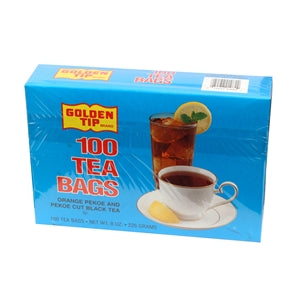 Golden Tip Tea Bag Golden Tip Blue With Tag-100 Count-10/Case