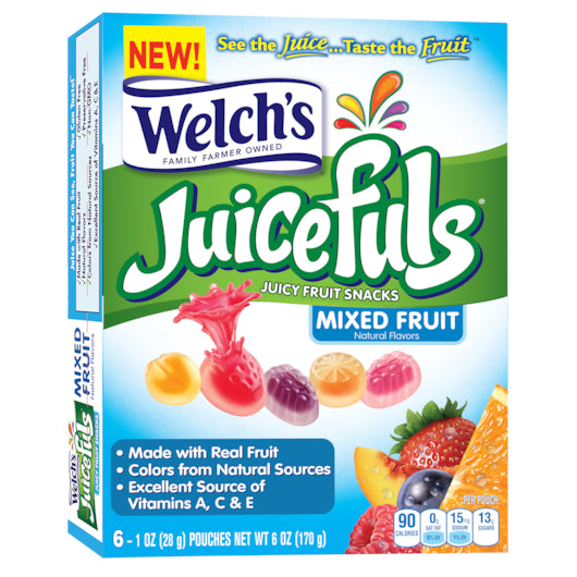 Juicefuls Mixed Fruit-1 oz.-6/Box-8/Case