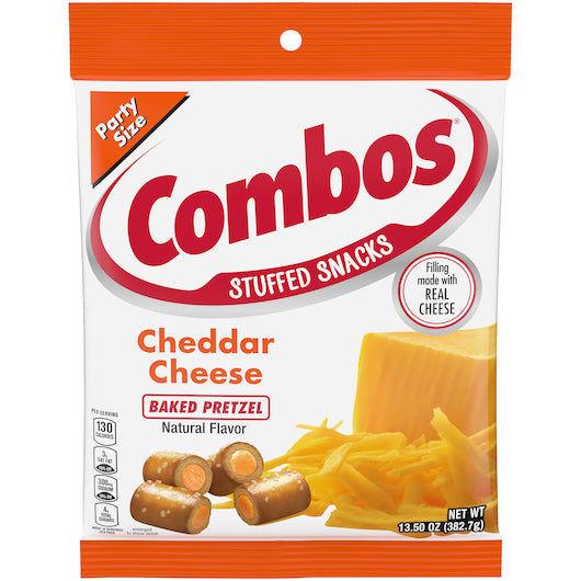 Combos Cheddar Cheese Pretzel-13.5 oz.-8/Case