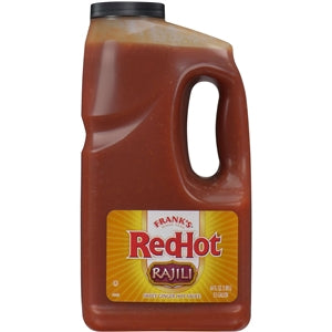 Frank's Redhot Rajili Hot Sauce Bottle-0.5 Gallon-4/Case