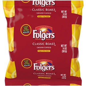 Folgers Classic Roast Coffee Filter Pack-40 Count-16/Case