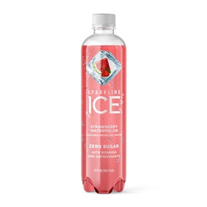 Sparkling Ice Strawberry Watermelon Flavored Sparkling Water-17 fl oz.-12/Case