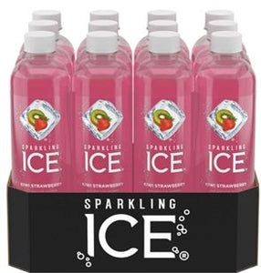 Sparkling Ice Kiwi Strawberry Flavored Sparkling Water-17 fl oz.-12/Case