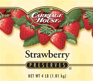 Carriage House Preserves Strawberry Glass-4 lb.-6/Case