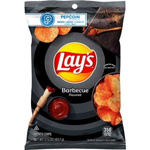 Lay's Bbq Potato Chips-2.25 oz.-24/Case