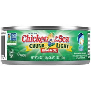Chicken Of The Sea Chunk Light Tuna In Oil-5 oz.-24/Case