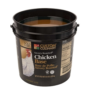 Gold Label No Msg Added Savory Roasted Chicken Base-20 lb.-1/Case