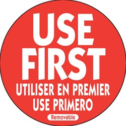 National Checking 2 Use First Removable Labels-500 Each