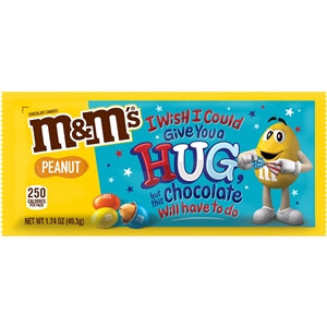 M&M's Peanuts Single-1.74 oz.-48/Box-8/Case