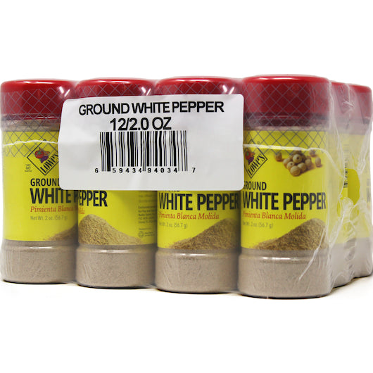 Lowes Ground White Pepper-2 oz.-12/Case