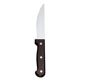 World Tableware Chop House Pointed Tip Steak Knife W/Black Bakelite Handle 9.75"-12 Each